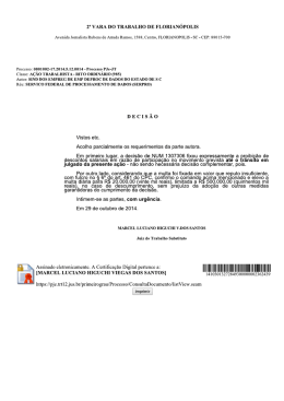 Processo Judicial Eletr&ocirc;nico - 1&ordm; Grau: [pje1b] - Sindppd-RS