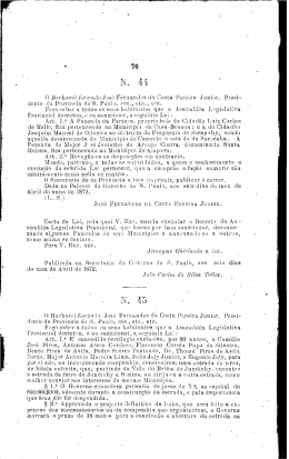 Publicação - Assembleia Legislativa do Estado de São Paulo