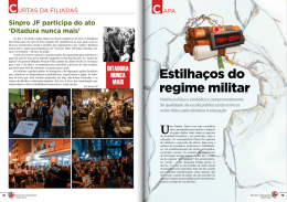Estilha&ccedil;os do Regime Militar