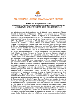 AGLOMERADO URBANO CUIAB&Aacute;/V&Aacute;RZEA GRAND EE