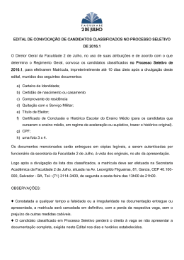 EDITAL DE CONVOCAÇÃO 23Nov2015