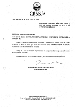 Visualizar PDF - Câmara Municipal de Granja