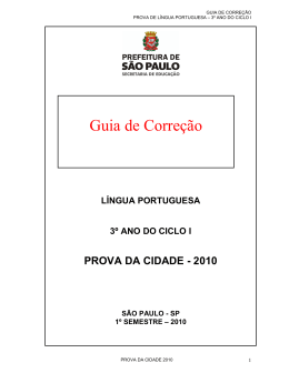3ano_ciclo i guia de cor - Secretaria Municipal de Educa&ccedil;&atilde;o