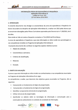 Aplica&ccedil;&otilde;es Inform&aacute;ticas 12.&ordm; ano