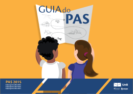 Guia do PAS - Vestibular