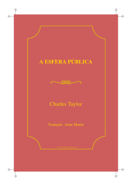 A ESFERA P&Uacute;BLICA