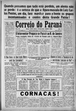 Quando pensa mos que tudo esta perdido, um alento n&atilde;o se perde