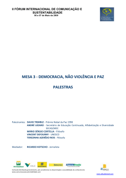 Transcrição - Palestras