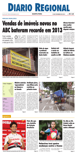 Vendas de im&oacute;veis novos no ABC bateram