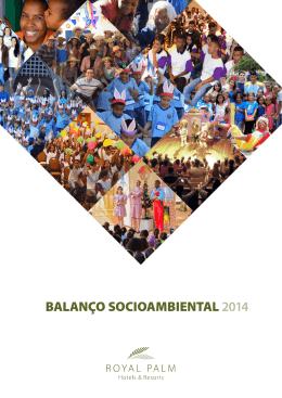 BALANÇO SOCIOAMBIENTAL 2014
