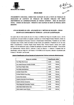 Prova Escrita de Conhecimentos Teóricos