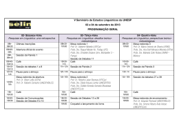 Programa&ccedil;&atilde;o Geral Final - Ibilce