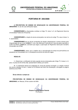 Portaria 55/09- Notifica&ccedil;&atilde;o - PROEG