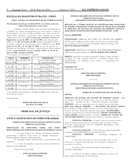 emes tribunal de justiça - Tribunal de Justiça do Espírito Santo