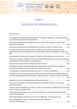 RELATOS DE EXPERIENCIAS - PDF
