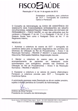 Resolu&ccedil;&atilde;o n&deg; 18, de 14 de agosto de 2013