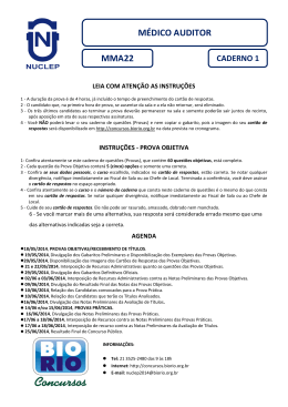 Prova - Concursos BioRio