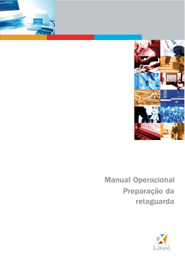 Prepara&ccedil;&atilde;o da retaguarda