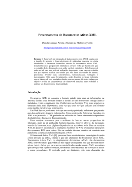 Processamento de Documentos Ativos XML