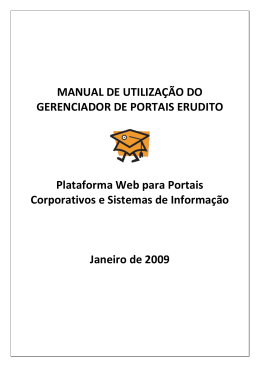 Arquitetura Orientada a Servi&ccedil;os do Erudito