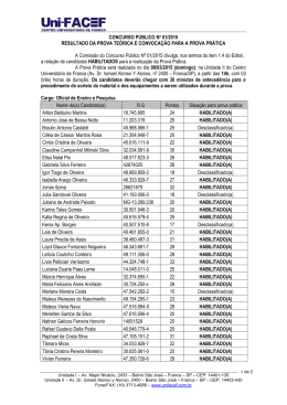 Resultado Concurso para Funcion&aacute;rios 01-2015 e - Uni