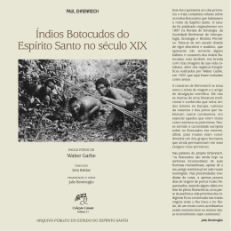 Índios Botocudos do Espírito Santo no século XIX