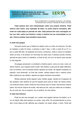 1.4. Concep&ccedil;&atilde;o de Hist&oacute;ria