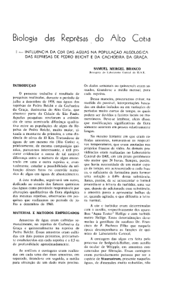 Biologia das Reprêsõsdo Alto Cotta
