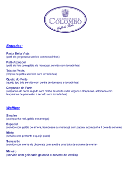 menu site - Confeitaria Colombo