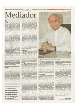 "Mediador", com o Padre Djalma Rodrigues de Andrade - PUC-Rio