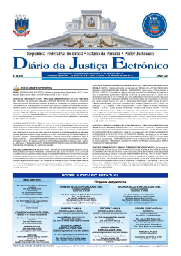 PODER JUDICI&Aacute;RIO ESTADUAL &Oacute;rg&atilde;os Julgadores
