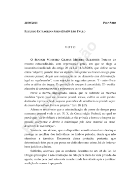 voto - Supremo Tribunal Federal