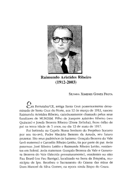 Raimundo Aristides Ribeiro (1912-2003)