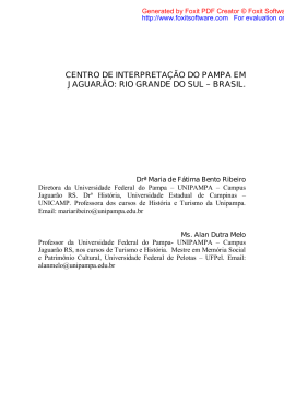 RIBEIRO, Maria de F&aacute;tima Bento, MELO, Alan Dutra de. Centro de