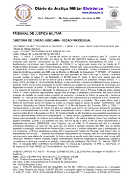 Di&aacute;rio da Justi&ccedil;a Militar Eletr&ocirc;nico