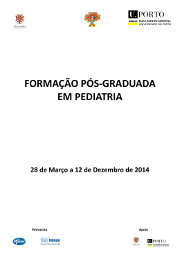 Panfleto - Centro Hospitalar São João