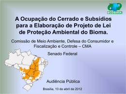 Importância da Lei do Cerrado