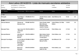 2&ordm; e 3&ordm; ciclos do ensino b&aacute;sico