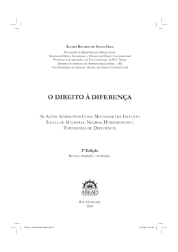o direito &agrave; diferen&ccedil;a