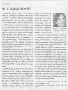 Artigo de Maria Júlio Roque no Região de Águeda