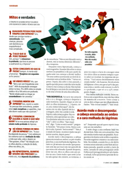 Mitos e verdades - Oficina de Psicologia