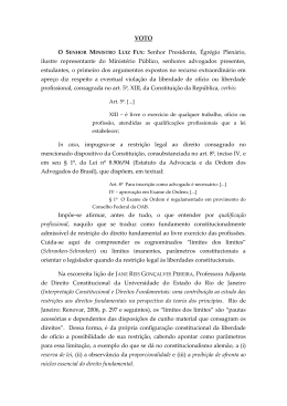 VOTO LUIZ FUX - Supremo Tribunal Federal
