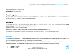 Entrevista - Universidade de Lisboa
