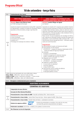 18 de setembro - ter&ccedil;a-feira