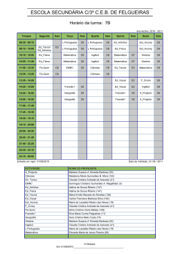 ESCOLA SECUND&Aacute;RIA C/3&ordm; C.E.B. DE FELGUEIRAS