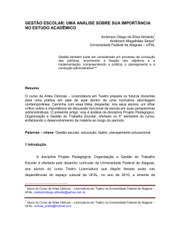 GESTÃO ESCOLAR: UMA ANÁLISE SOBRE SUA IMPORTÂNCIA