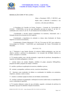 RESOLU&Ccedil;&Atilde;O N&ordm; - Universidade Ceuma