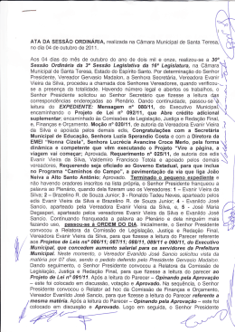 encaminhando o Projeto de Lei no 092&Iacute;11, que Abre cr&eacute;dito adicional