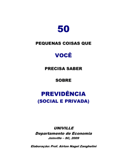PREVID&Ecirc;NCIA - O Economista
