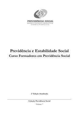Previdência e Estabilidade Social